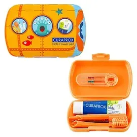 Curaprox Kids Zahnbürste Travel-Set orange 1 Set