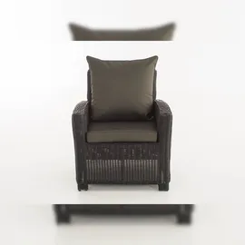 CLP Fisolo 5mm Loungesessel schwarz/anthrazit