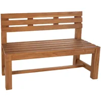 CLP Gartenbank, Teak, Holz, 150x85x50 cm, Gartenmöbel, Gartenbänke