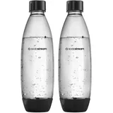 Sodastream Fuse PET-Flasche 2 x 1 l schwarz