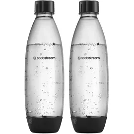 Sodastream Fuse PET-Flasche 2 x 1 l schwarz