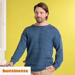 Strickanleitung – Herrenpullover aus Woll Butt Linda