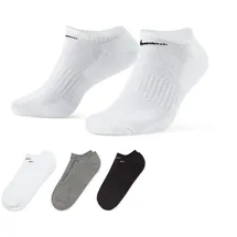 Nike Everyday Cushioned No-Show Socken 3er Pack Mehrfarbig M