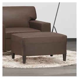 vidaXL Fußhocker Kunstleder 70 x 55 x 41 cm Braun