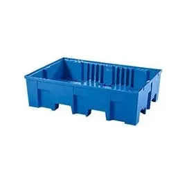 asecos® Auffangwanne Polyethylen 1x 200 l blau