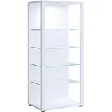 VCM Standvitrine Glasol 52 x 35 x 115 cm Weiß