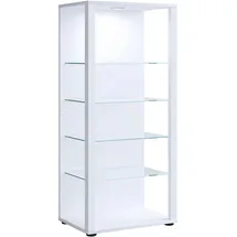 VCM Standvitrine Glasol 52 x 35 x 115 cm Weiß