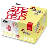 Kleiner Klopfer X Siegfried Gin | Verrückt anders, gewohnt laut! | Kleiner Klopfer x Siegfried Gin 25er Sweet Lemon | Fruchtlikör | 25x20ml | 16% vol | fruchtig | Sweet Lemon Gin Geschmack