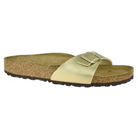 Birkenstock Madrid Birko-Flor schmal gold 39