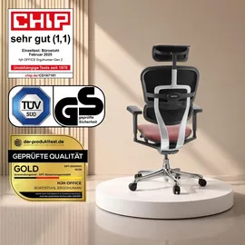 HJH Office Ergohuman Ultra L Gen2 Leder Weinrot