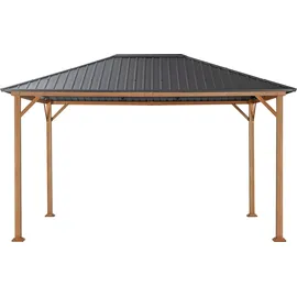Konifera Pavillon Samos 3 x 4 m Braun