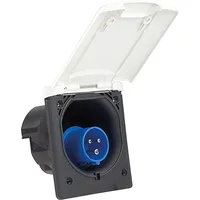as - Schwabe CEE-CARA Einspeisungsstecker 16 A 230 V Weiß