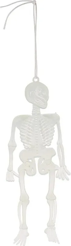 Halloween SKELETT LEUCHT IM DUNKELN 10TEILER