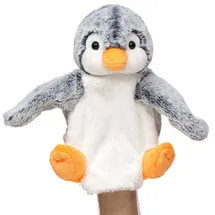 Uni-Toys Pinguin Handpuppe 24 cm Blau-Meliert