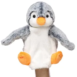 Uni-Toys Pinguin Handpuppe 24 cm Blau-Meliert