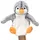 Uni-Toys Pinguin Handpuppe 24 cm Blau-Meliert