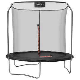 Hudora First Trampolin 250V 250 cm inkl. Sicherheitsnets rot/schwarz