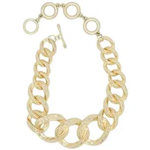 COLLEZIONE ALESSANDRO Kette mit Anhänger GlamChain gold / Gold