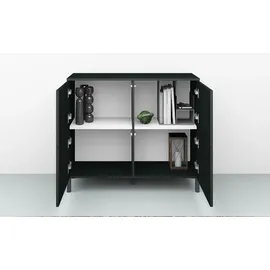 borchardt Möbel Haama 93 x 80 cm Schwarz