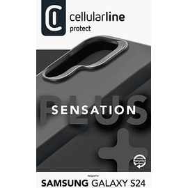 Cellular Line Sensation+, Backcover, Samsung, Galaxy S24, Schwarz