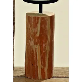 Boltze Kerzenleuchter Tempe Holz/Metall Braun