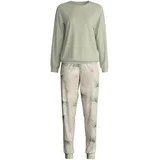 CALIDA Spring Flower Dreams Pyjama Grün 44-46