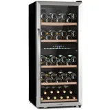 Klarstein Vinamour 66 Duo Weinkühlschrank 2 Zonen 204 L/79 Flaschen 5-18°C Touch