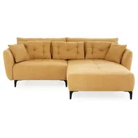 Ecksofa Janek Stoff Gelb