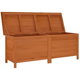 furnicato Gartentruhe 150 x 50 x 56,5 cm Braun