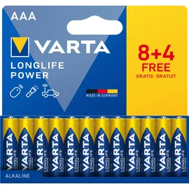 Varta Longlife Power AAA 12 St. (8+4)