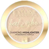 Eveline Cosmetics Feel The Glow Puder Champagner/Gold/Roségold