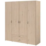 Parisot Drehtürenschrank Enjour 160 x 185 x 51 cm Beige