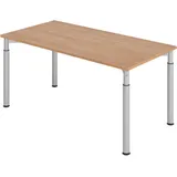 bümö Schreibtisch Nussbaum / Beige