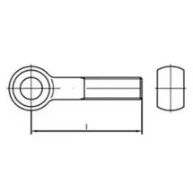 F. REYHER Nchfg. GmbH & Co. KG DIN 444 Form B Augenschraube M12x45 Stahl 4.6 galvanisch verzinkt