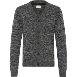 Strickjacke BLEND "Strickjacke BHDamon", Herren, Gr. XL, schwarz, Obermaterial: 70% Baumwolle CO. 30% Polyester PES., Strickjacken Strickjacke
