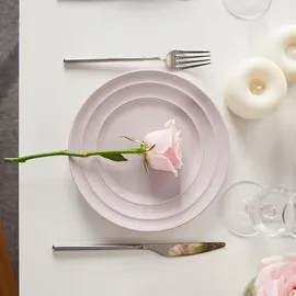JIWOO Frühstücksteller Ø21 cm lila 4er Set