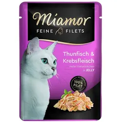 MIAMOR Feine Filets Thunfisch und Krebs Beutel 6x100 g