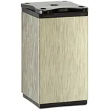 SOTECH Möbelfuß DAK II 40 x 40 mm Höhe 80 mm Edelstahloptik Höhenverstellbar