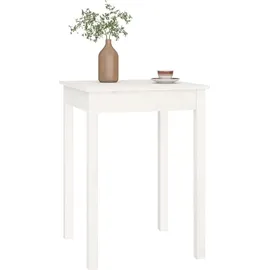 vidaXL Esstisch 55 x 75 x 55 cm weiß