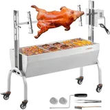 Vevor Lammgrill, Spanferkelgrill, Spießbratengrill, 52W 90kg Elektrisch 1185mm