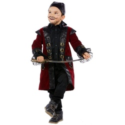 Rubie ́s Kostüm Edler Piratenmantel, Der Mantel alleine reicht schon völlig aus, um aus Dir einen 1A-Pirat rot 140