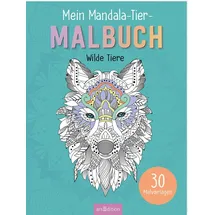 arsEdition Mein Mandala-Tier-Malbuch 30 St. Wilde Tiere