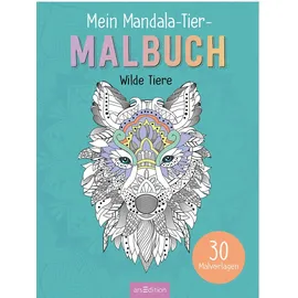 arsEdition Mein Mandala-Tier-Malbuch 30 St. Wilde Tiere