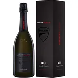 Contadi Castaldi Brut Race Ducati Corse - Franciacorta di Lombardia DOCG Astucciato - Chardonnay, Pinot Nero, Pinot Bianco Trauben, Plant Based - 1 Flasche 750 ml