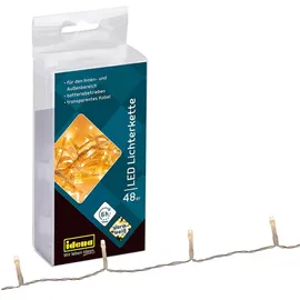 IDENA Lichterkette transparent 4,1 m