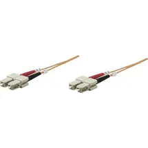 Intellinet Network Solutions Intellinet LWL Anschlusskabel 3.00m Orange [1x SC-Stecker - 1x SC-Stecker] 62,5/125 OM1