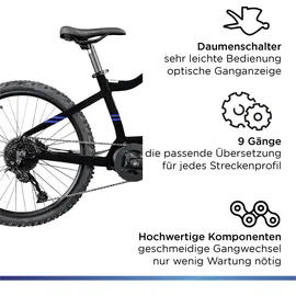 Zündapp Z240 2023 24 Zoll RH 38 cm Unisex schwarz/blau