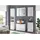 Bega BBK Waschbeckenunterschrank 80 x 57 x 30 cm Weiß