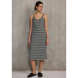 street one studio Midikleid Gestreift Schwarz/Weiß 44