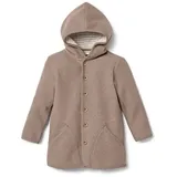 Tchibo - Kinder-Walkjacke mit Merinowolle - Braun/Gestreift - Kinder - Gr.: 62/68 - braun - 62/68